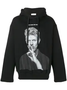 Толстовка с капюшоном и принтом 'David Bowie' Ih Nom Uh Nit, черный