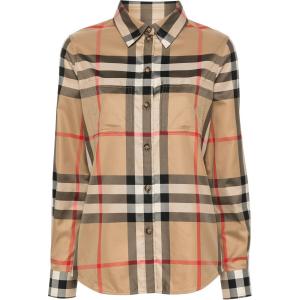 Рубашка женская Burberry Vintage Check-Pattern, бежевый