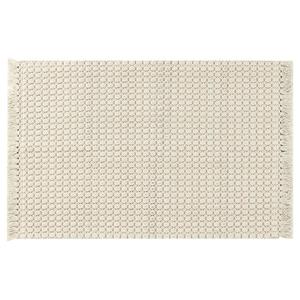 Коврик для ванной комнаты Boho, тканый коврик Tecture для спальни, коврик с бахромой Unique Bargains, бежевый