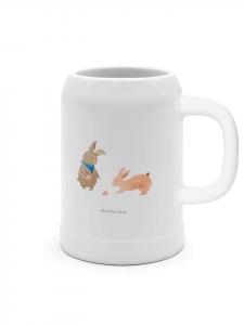 Пивная кружка с рисунком панциря кролика, без слов, белого цвета Mr. & Mrs. Panda