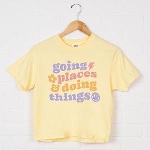 Боксерский кроп-топ Going places and doing things Simply Sage Market, Ivory