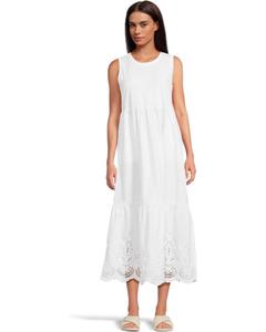 Платье с люверсами в белом цвете Elliott Lauren