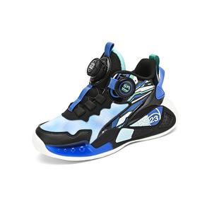 Детские баскетбольные кроссовки TONYBEAR, черный/синий