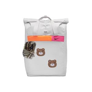 Nike Тойота Айду вышитая аппликация тканевый рюкзак унисекс светло-серебристый, Double Bear