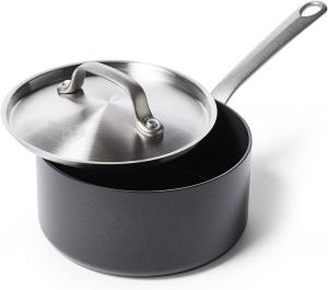 Сотейник GreenPan Craft Noire с крышкой и антипригарным покрытием 2 л, черный