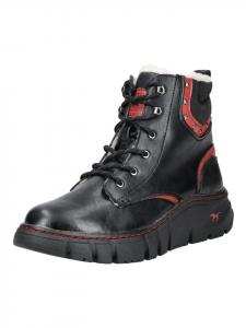 Ботильоны Mustang Stiefelette, цвет Schwarz/Rot