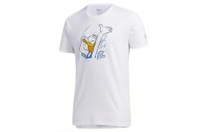 Футболка унисекс белая Adidas Neo