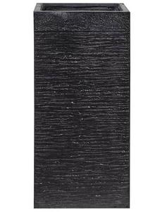 Уличный цветочный горшок Beliani DION, 33x33x33 см, черный