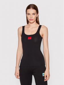 Топ приталенного кроя Hugo, черный