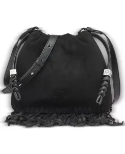 Сумка-тоут Halle Small Drawstring Crossbody DKNY, черный