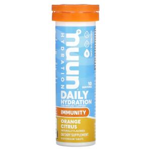 Комплекс электролитов Nuun Daily Hydration для поддержки иммунитета, 10 шипучих таблеток