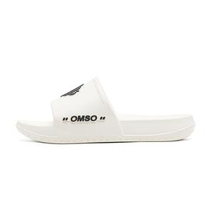 OMSO Тапочки-слайды унисекс цвета слоновой кости, нескользящие, с защитой от запаха, быстросохнущие