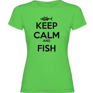 Футболка Kruskis Keep Calm And Fish, зеленый
