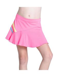 Юбка для гольфа для девочек Prisma Stripe Lucky In Love, Neon pink