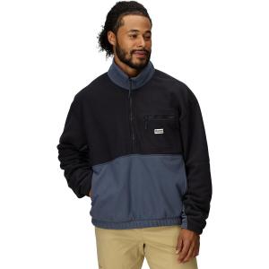 Мужской пуловер Retro Rocklin с застежкой-молнией до середины груди Marmot Marmot, Black/Thunderhead