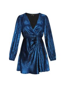 Faina Женское платье синего цвета