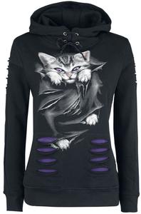 Толстовка с капюшоном Spiral Bright Eyes, черный