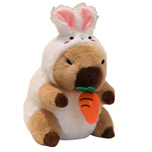 Плюшевая кукла капибара с тянущимся шнуром, 20 см Velvet Mill