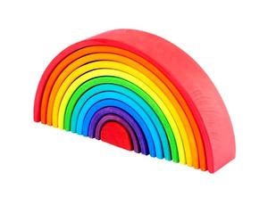 Деревянные кубики, пазл Nice Life Rainbow Inna marka