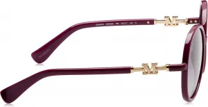 Солнцезащитные очки MaxMara MM 0065 75B, блестящий фиолетовый /, Purple