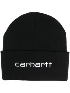 Шапка бини Script с вышитым логотипом Carhartt Wip, черный