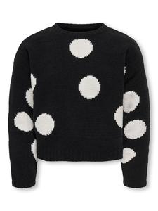 ONLY GIRLS Свитер 'KOGSUS' в черном цвете