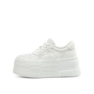 Rosa Bianca Женские белые низкие кеды для скейтбординга