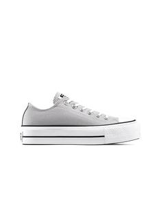 Кеды Converse Chuck Taylor All Star Lift Platform в сером/белом/черном цвете