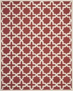 Ковер-дорожка ручной работы safavieh cambridge collection rust / ivory cam125l из премиальной марокканской шерсти, 77 x 244 см