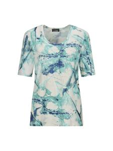 Goldner Футболка в цвете крем и нефрит