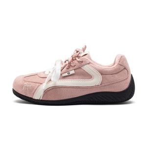 Легкие низкие повседневные туфли для женщин с эффектом увеличения роста RENBEN, розовый