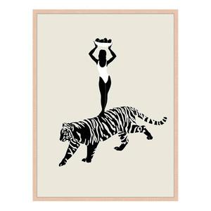 Картина Any Image Minimalist Tiger, 63x83x2,5 см