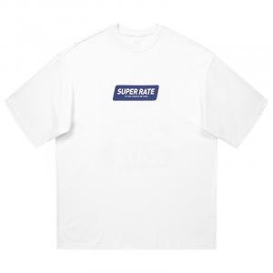 Футболка Unisex Crew Neck тонкая прямая посадка 361°, raw белый