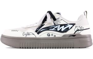 Li-Ning Кроссовки Li Ning Cyan Cloud Little Street Style, синтетическая кожа, текстиль, износостойкие, дышащие, нескользящие, низкие