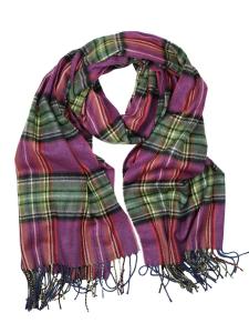 Шарф COLLEZIONE ALESSANDRO Scotland, розовый