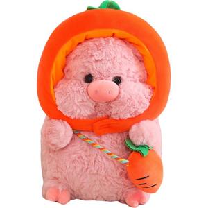 Мягкая игрушка милый поросенок с овощами, плюшевая кукла Doodoo Piggy, высота 32 см Fat Fat Dragon