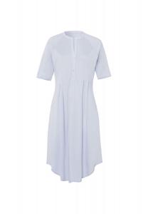 Ночная рубашка с коротким рукавом Cotton Deluxe 100см HANRO, цвет Blue Glow Damen