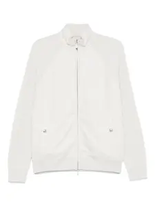 Бомбер с панельной отделкой Eleventy, белый