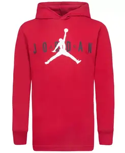 Графический худи с длинными рукавами для мальчиков 8-18 лет Jordan, красный