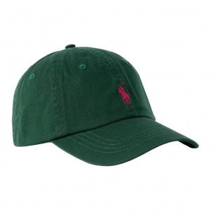 Бейсболка с вышивкой пони и изогнутым козырьком Polo Ralph Lauren