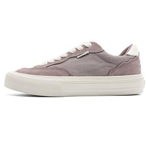 MUYI Женские устойчивые к истиранию низкие скейтерские кроссовки Unisex серо-фиолетовые, цвет Gray Purple[Women's]