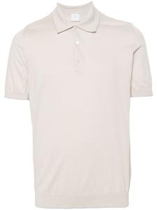 Рубашка-поло в рубчик Eleventy, бежевый