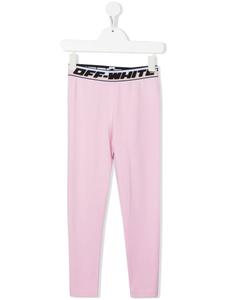 Легинсы с логотипом Off-White Kids, розовый