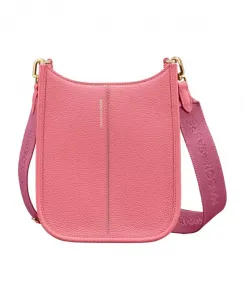 Кожаная мини-сумка на седло Maison De Sabré, розовый