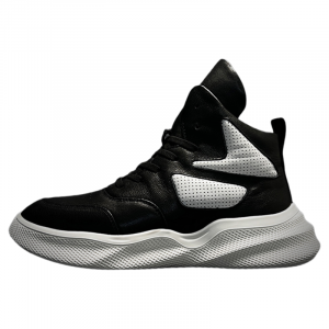 Дышащие высокие повседневные туфли для мужчин ZUOSAISI, Black