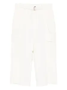 Брюки-карго с поясом SACAI, белый