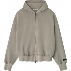 Классический худи с молнией Fear Of God Essentials, серый