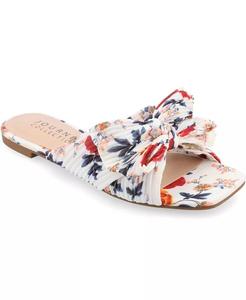 Женские сандалии на плоской подошве с бантом Serlina Journee Collection, мультиколор