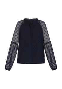 Блуза DreiMaster Klassik Classic Look, темно-синий