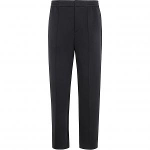 Прямые брюки с рельефными швами EMPORIO ARMANI, синий